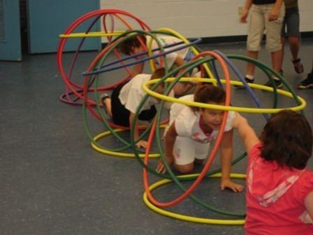 hoop obstacle course