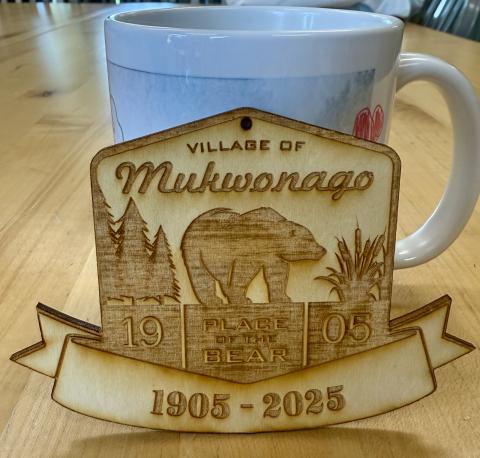 Village of Mukwonago Laser Cut/Engraved 120th Anniversary Ornament