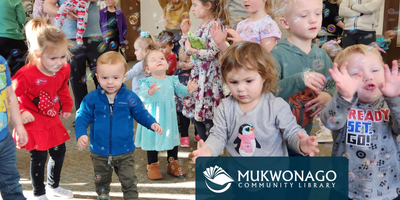 children with bubbles