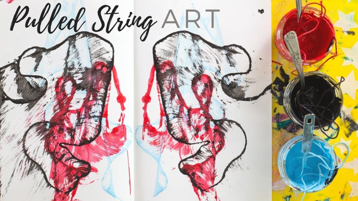 Mixed Media Basics String Painting