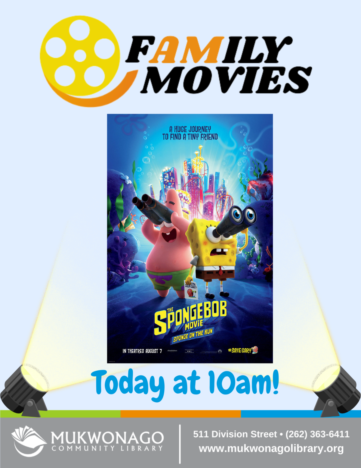 spongebob movie poster